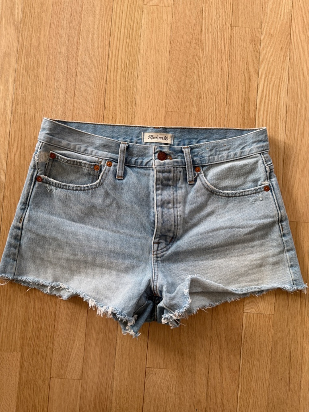 Madewell Light Denim Shorts